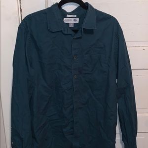 Old Navy Cyan Oxford Shirt